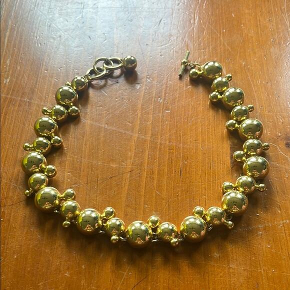 Anne Klein Elegant Gold Beaded Necklace - Picture 1 of 2